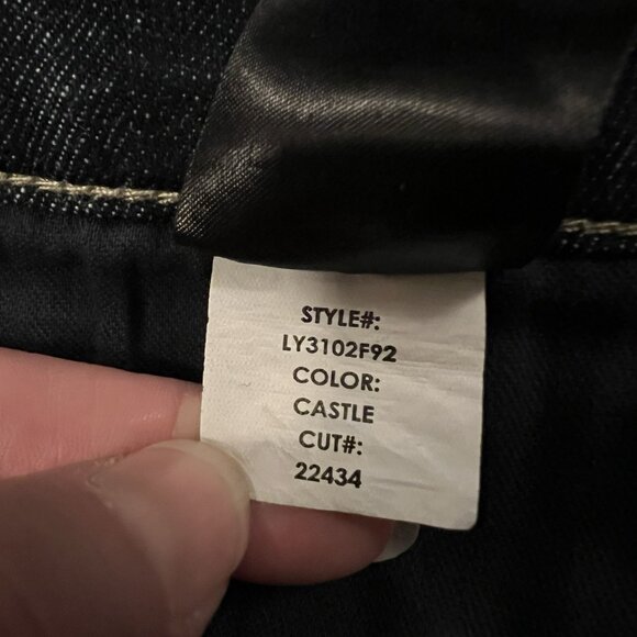 LIVERPOOL Jeans Womens 18W Blue Denim High Rise Straight Leg Stretch - Picture 9 of 9